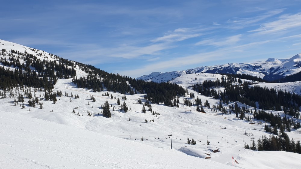 Skigebied van Westendorf